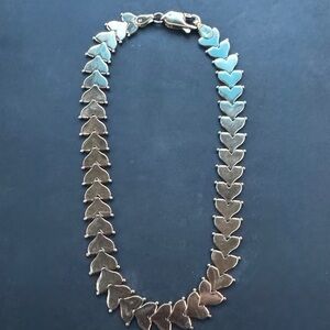 11g 14K Gold Heart Bracelet